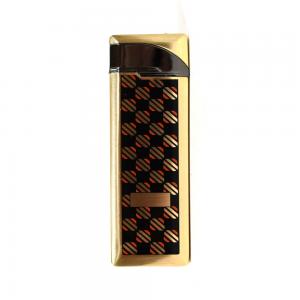 Honest Astra Jet Flame Cigar Lighter - Gold Squares (HON72)